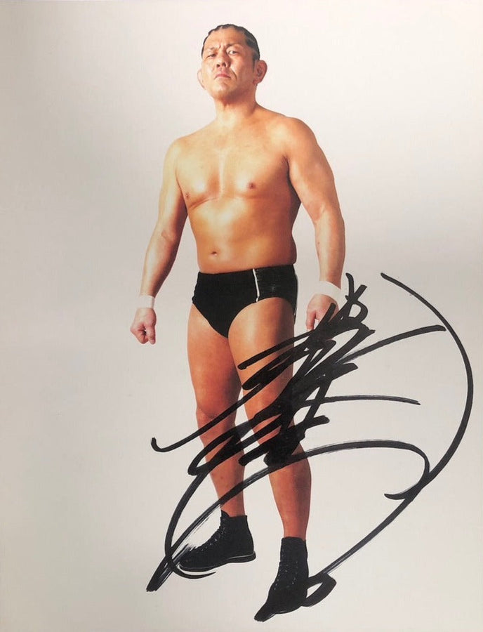 Autographed Minoru Suzuki Portrait 2018 07 (G1 Special in San Francisco) Other Goods PW Catalog