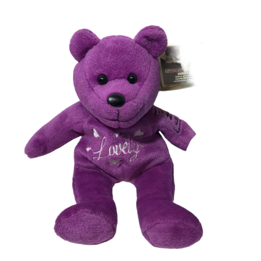 WCW Miss Elizabeth Nitros Bears & Wolves 9" Beanie Bear 1999 by Racing Champions Pwcatalog