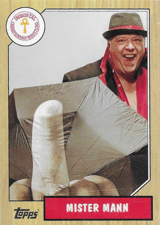 Mister Mann trading card PW Catalog