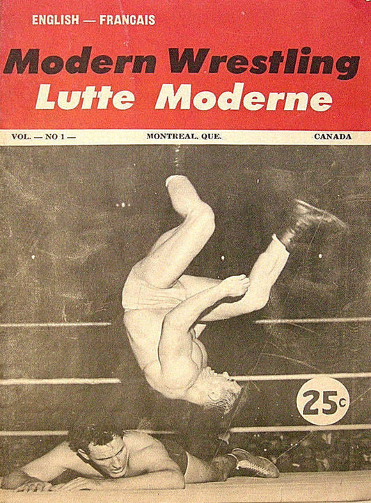 Modern Wrestling Lutte Moderne from around 1956 Montreal, Québec