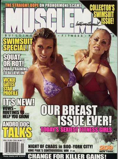 MuscleMag - November 1999 Trish Stratus Magazine PWcatalog