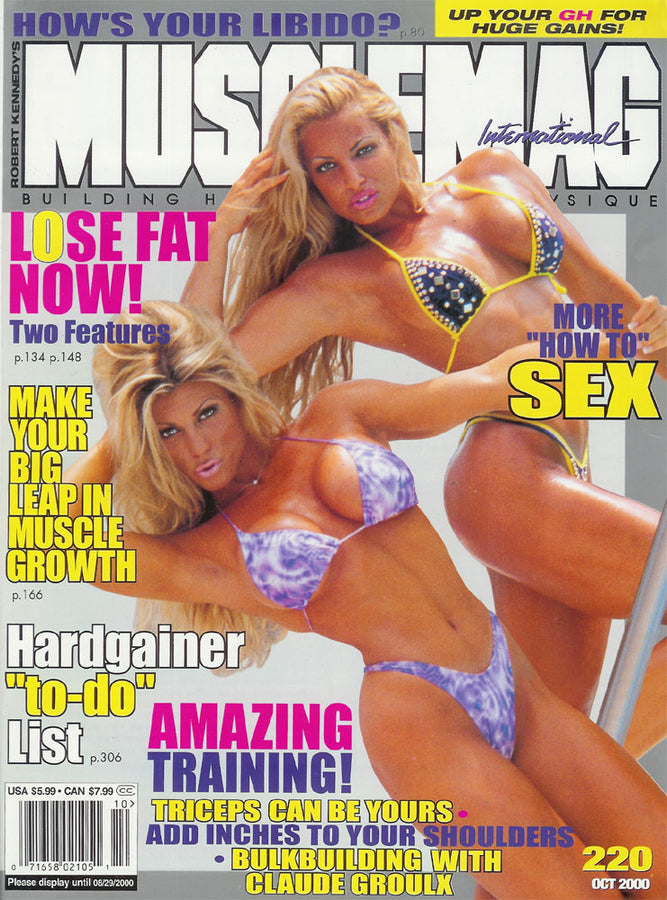 Muscle Mag Magazine October 2000 Magazine PWcatalog