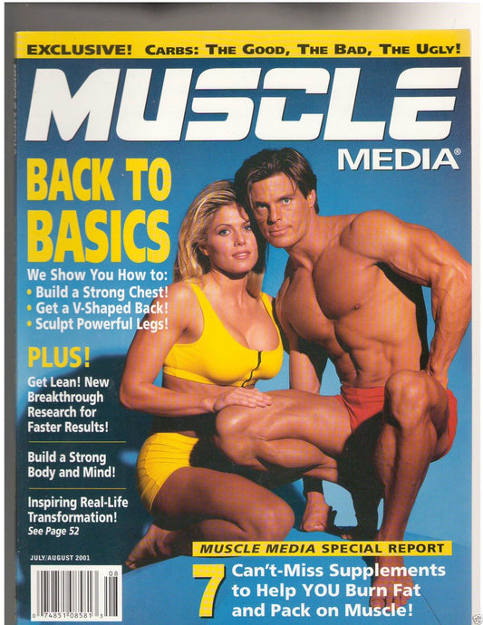 Muscle Media July-August 2001 Torrie Wilson