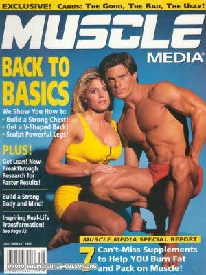 Muscle Media Magazine - July-August 2001 Torrie Wilson Magazine PWcatalog