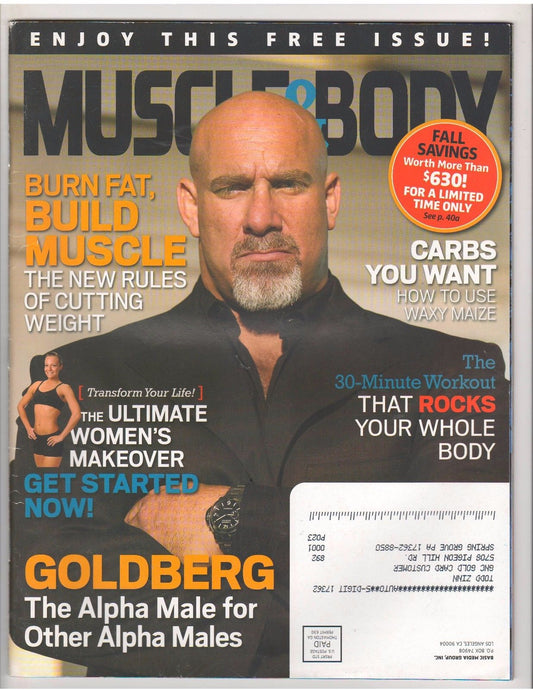 Muscle & Body October 2010 - Bill Goldberg