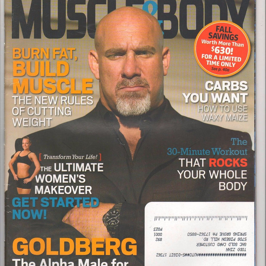 Muscle & Body October 2010 - Bill Goldberg Magazine PWcatalog