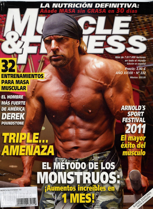 Muscle & Fitness April 2011 - Triple H Spain