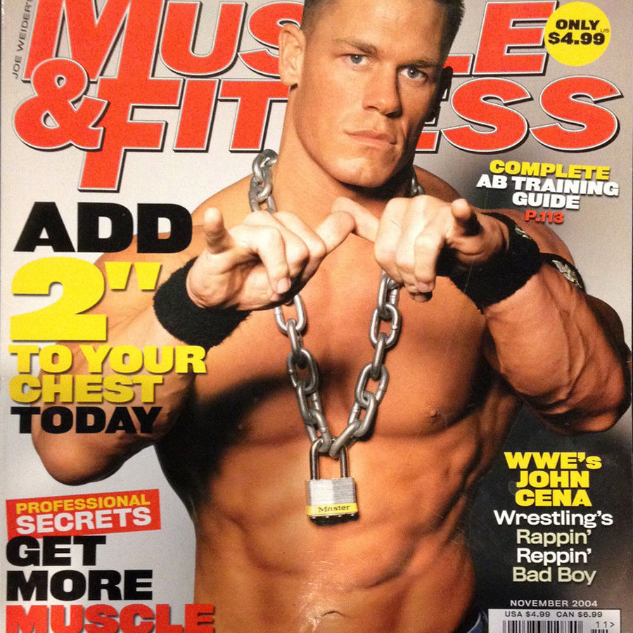 Muscle & Fitness November 2004 John Cena Magazine PWcatalog