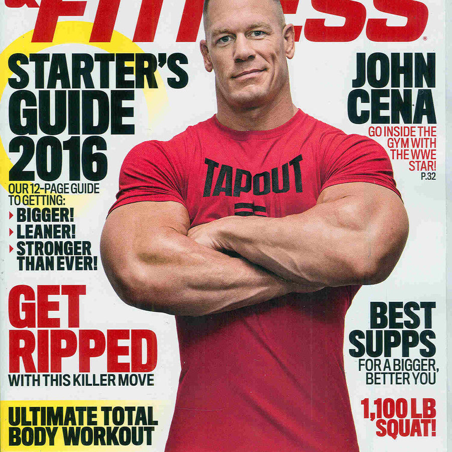 Muscle & Fitness January 2016 John Cena Magazine PWcatalog