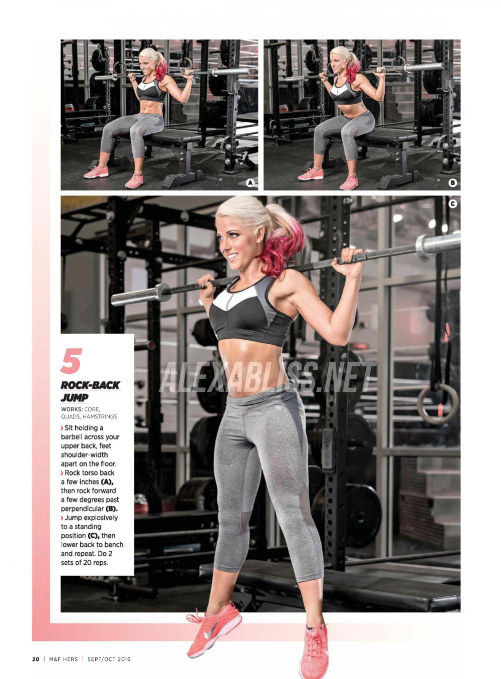 Muscle & Fitness Hers September/October 2016 Alexa Bliss