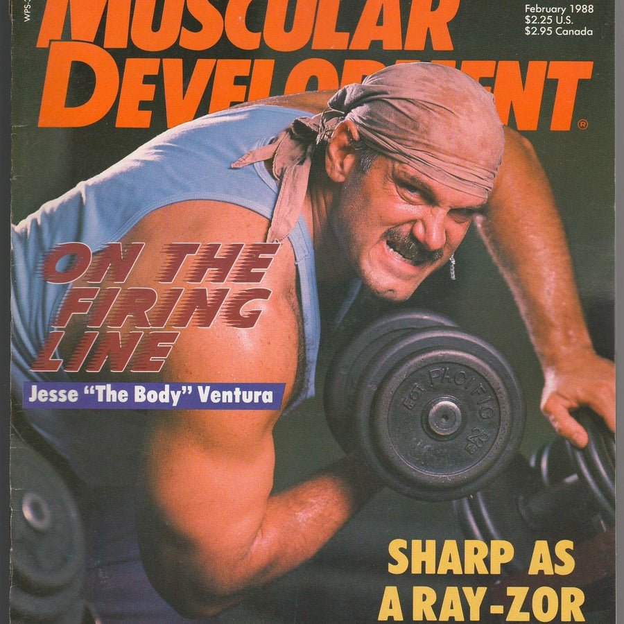 Muscular Development Magazine - February 1998 Jesse Ventura Magazine PWcatalog
