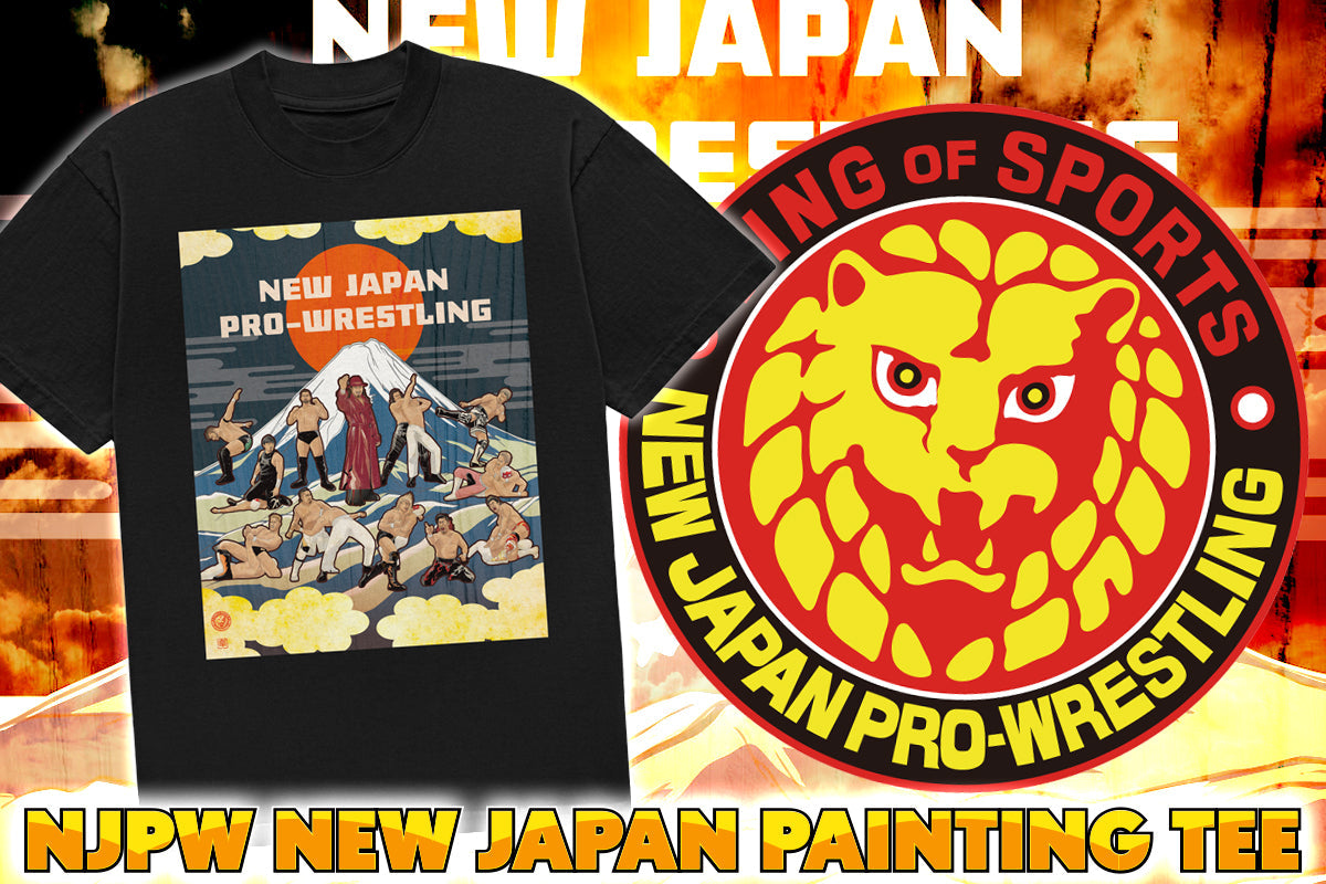 "NEW JAPAN PAINTING" T-shirt (Sun and Mt. Fuji) [2nd Pre-Order] T-Shirt PW Catalog