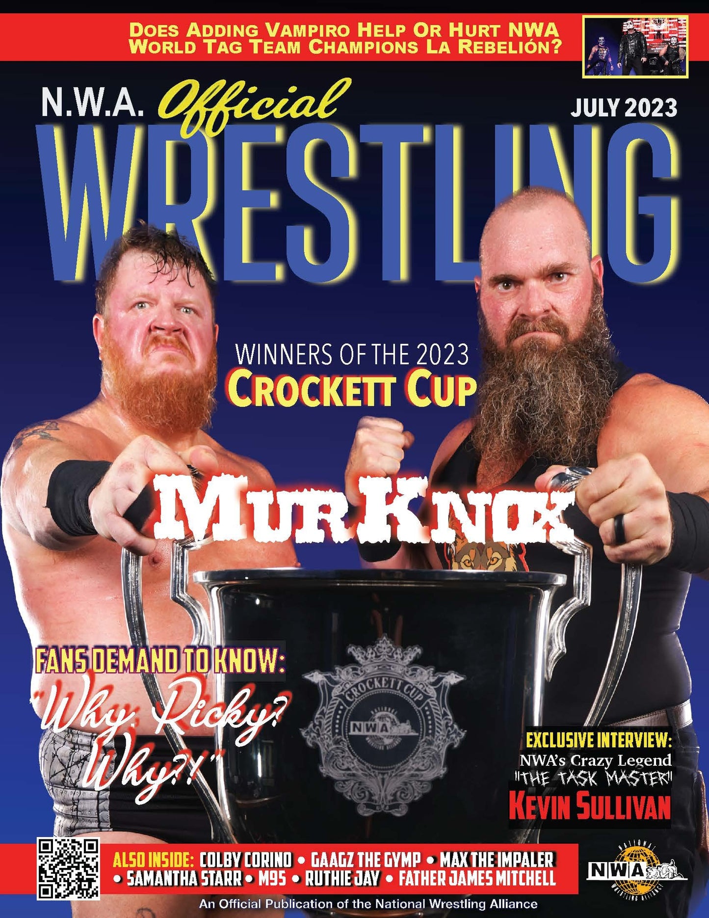 NWA Official Wrestling Magazine July 2023