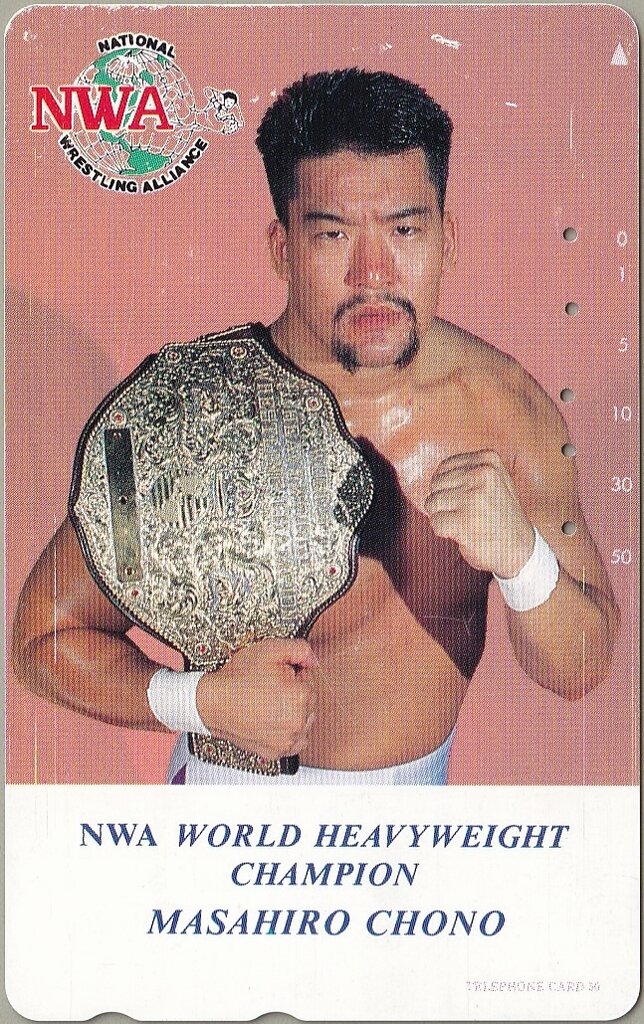 Japan NWA World Heavyweight Champion Masahiro Chono Phone Card