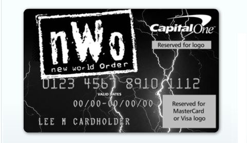 NWO WCW Capital One credit card PW Catalog