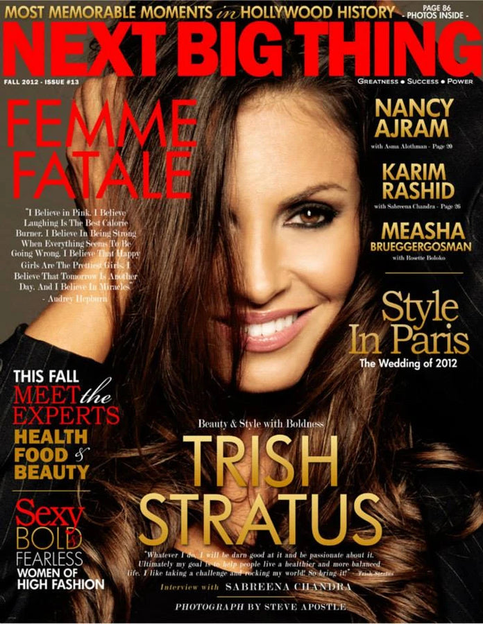 Next Big Thing Magazine - Fall 2012 Trish Stratus Magazine PWcatalog