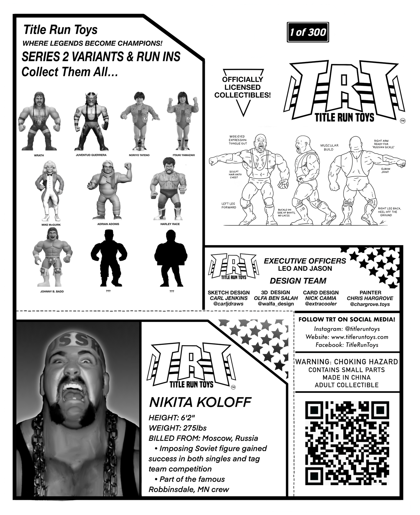 Title Run Toys Series 2 Nikita Koloff Limited 1 of 300