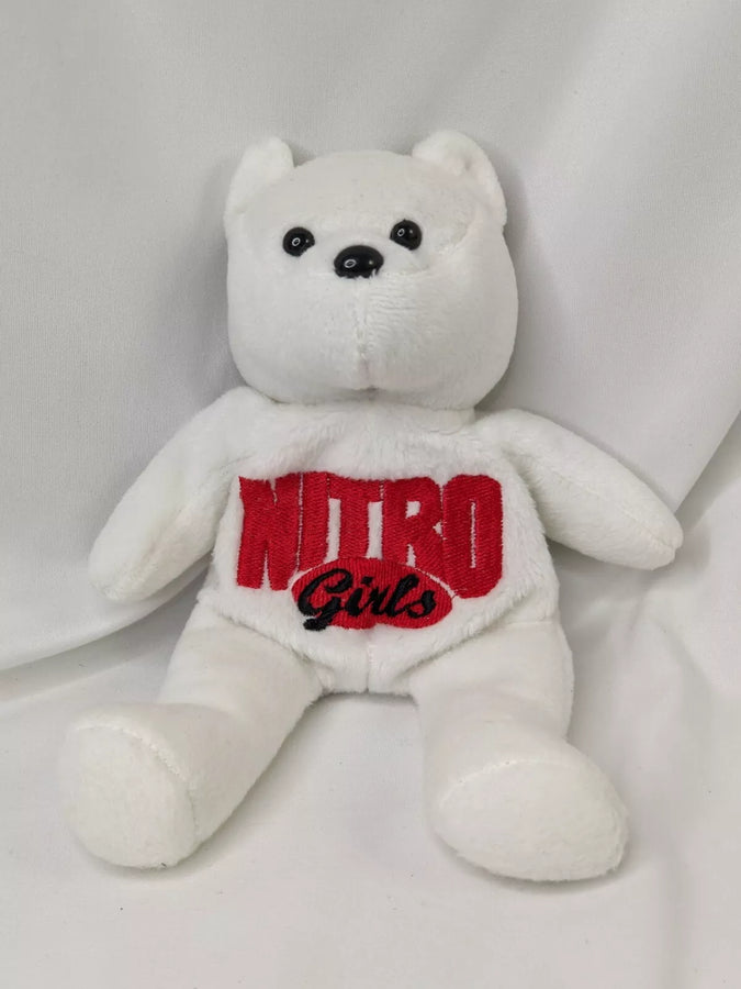 WCW Nitro Girls Nitros Bears & Wolves 9" Beanie Bear 1999 by Racing Champions