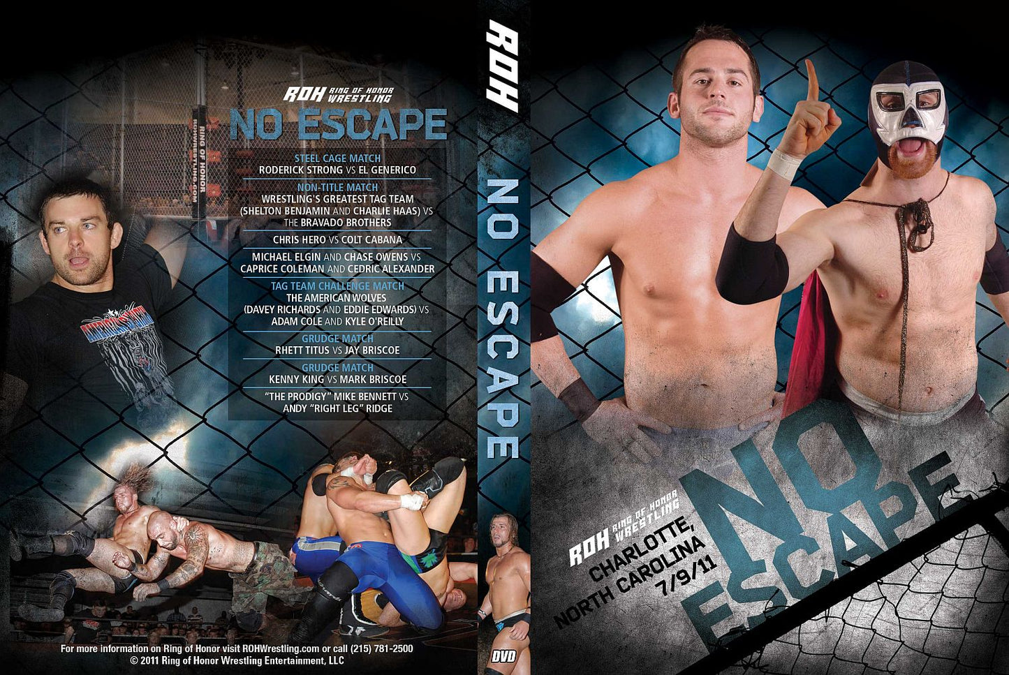 No Escape- Charlotte, NC 07/09/11(DVD)