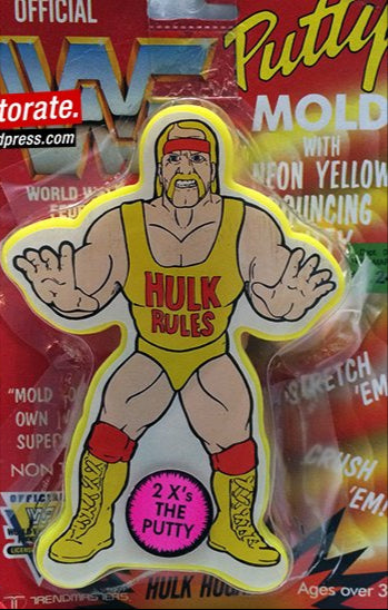 WWF Putty Hulk Hogan by Trendmasters 1991