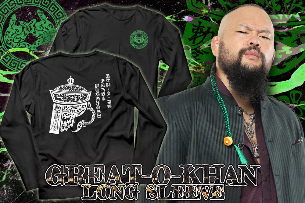 Great O-Khan - Drawn Khan 6 Long Sleeve Shirt T-Shirt PW Catalog