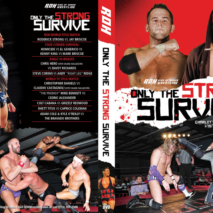 Only The Strong Survive- Charlotte, NC 1/15/11(DVD)