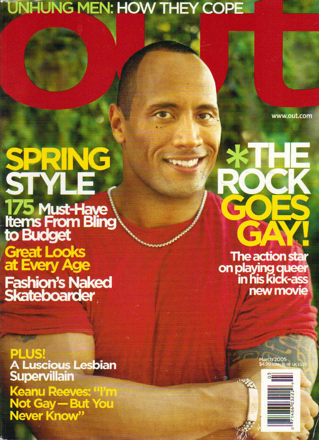 Out Magazine March 2005 Magazine PWcatalog