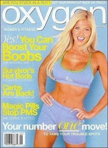 Oxygen Magazine September 2001 Torrie Wilson