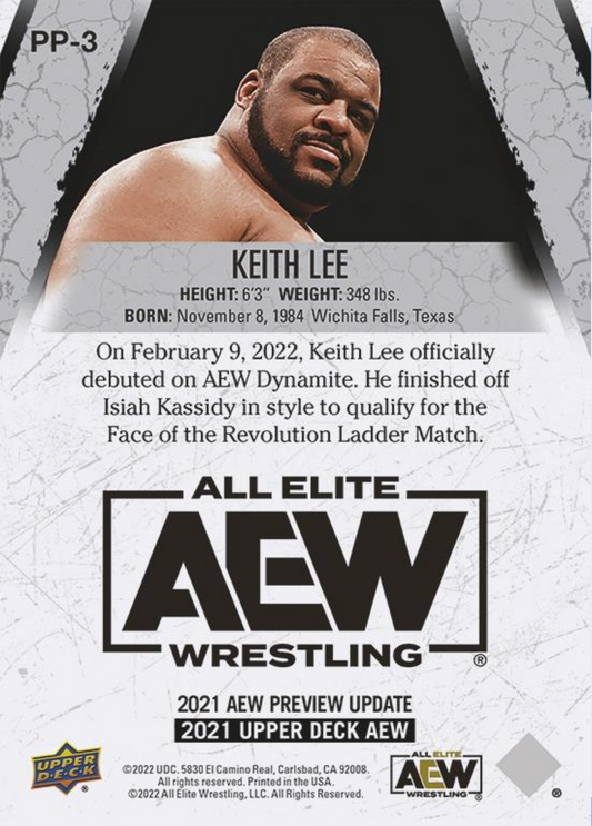 Keith LEE trading card PW Catalog