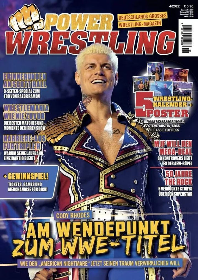 Power Wrestling Magazine April 2022 Magazine PWcatalog