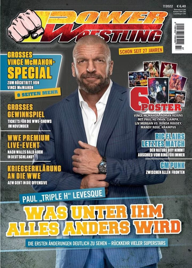 Power Wrestling Magazine July 2022 Magazine PWcatalog
