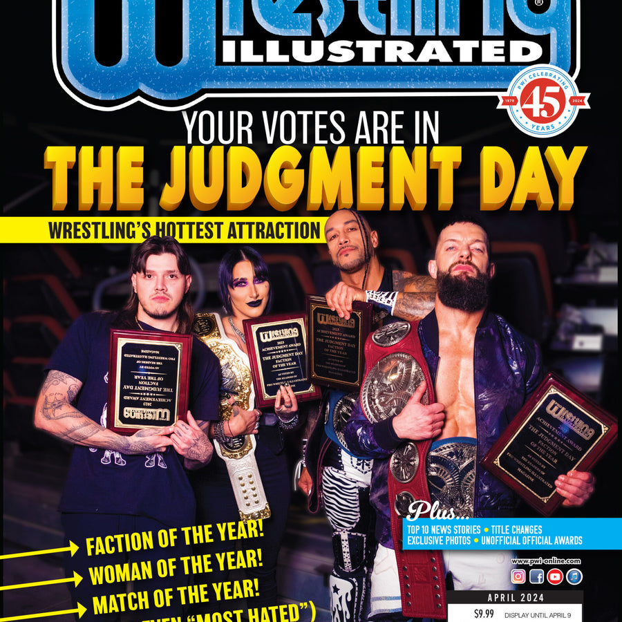 Pro Wrestling Illustrated Achievement award 2023 , Year In Review Magazine PWcatalog
