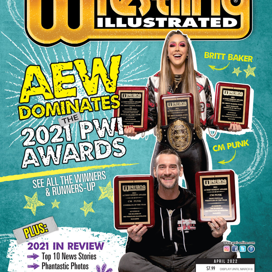 Pro Wrestling Illustrated April 2022 Magazine PWcatalog