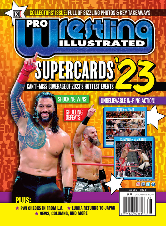 Pro Wrestling Illustrated AUGUST 2023: PWI Supercards ’23