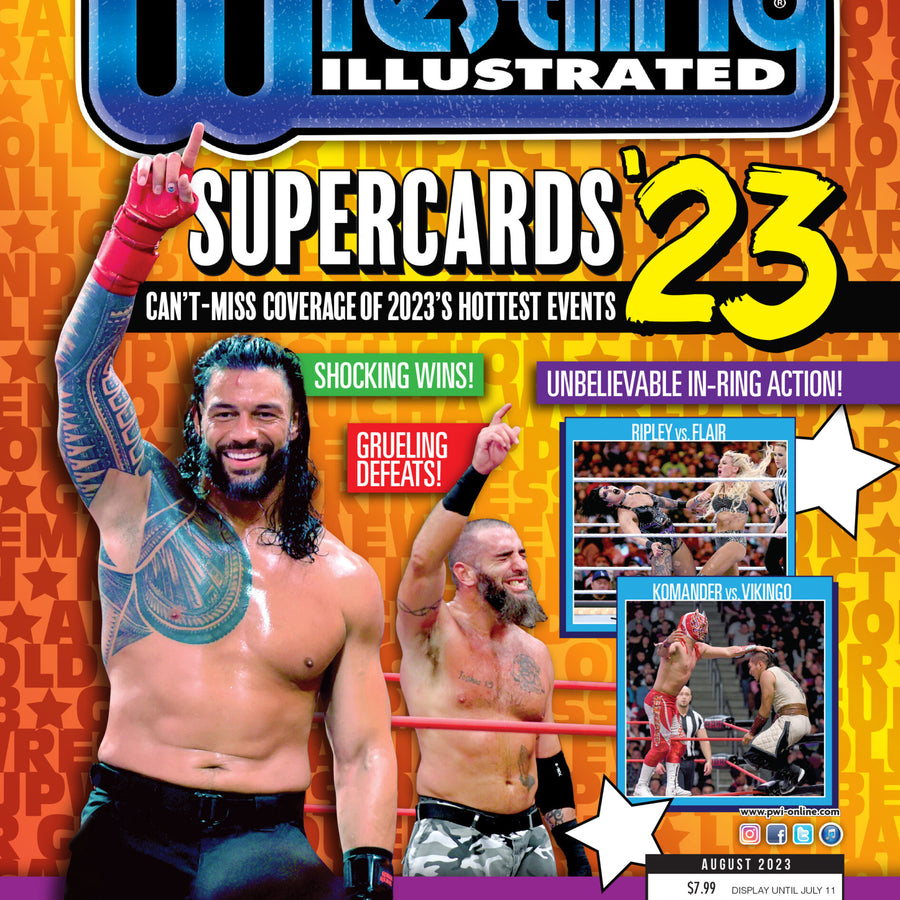 Pro Wrestling Illustrated AUGUST 2023: PWI Supercards ’23 Magazine PWcatalog