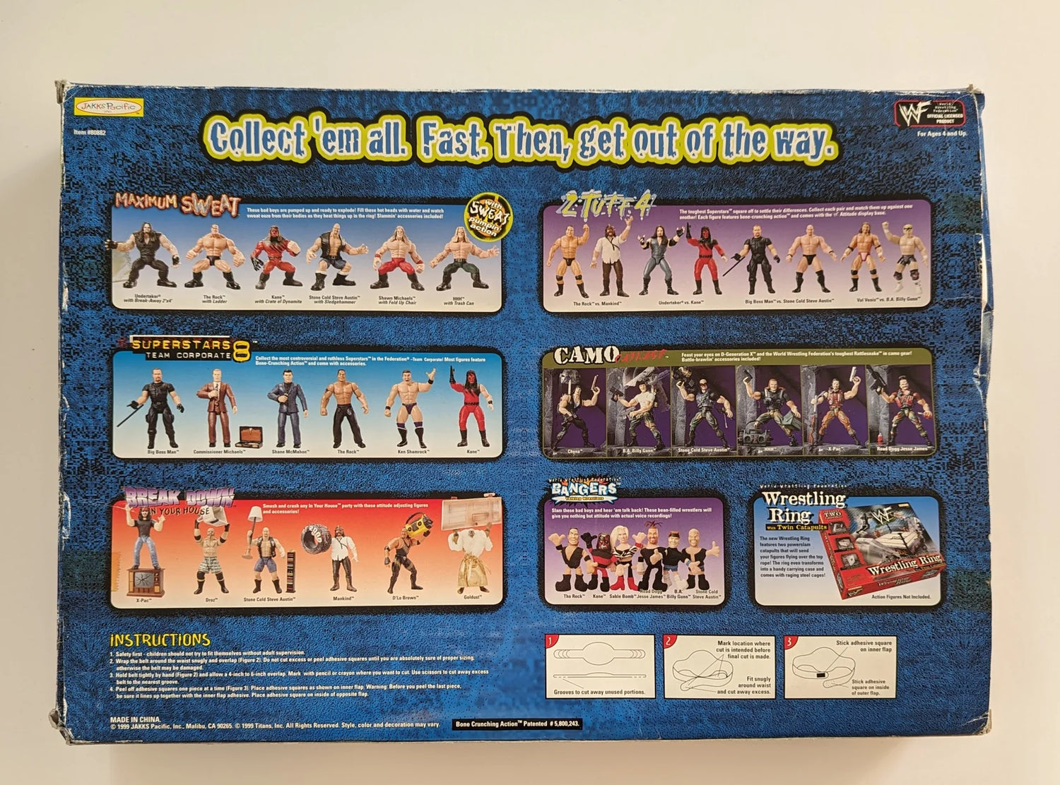 1999 WWF Jakks Pacific World Title Belt Signature Series [With Stone Cold Steve Austin, Exclusive] Action & Toy Figures PWcatalog