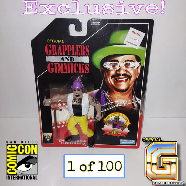 Grapplers & Gimmicks Series 1 "Smoke Train" Charles Wright [The Godfather] [SDCC Exclusive] PW Catalog