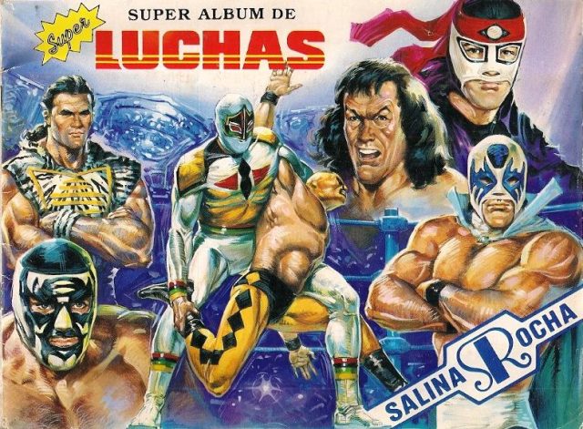 Super Album de Luchas Stickers Album 1991 From Mexico Stickers Album PW Catalog