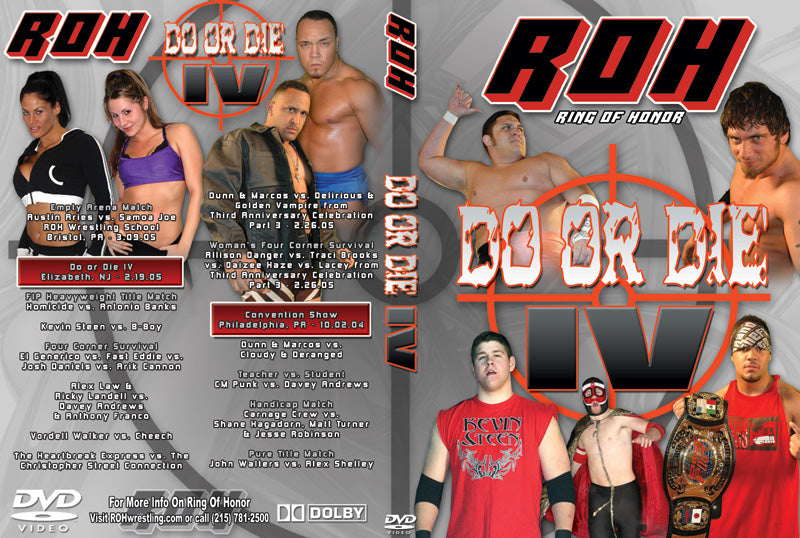 Do or Die IV- Elizabeth, NJ 2/19/05 (DVD)