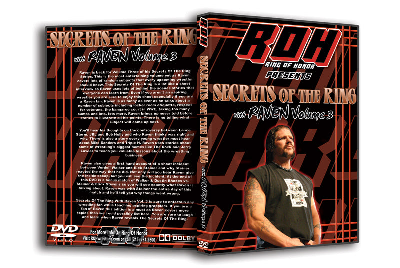 Secrets of the Ring with Raven Vol. 3 (DVD)