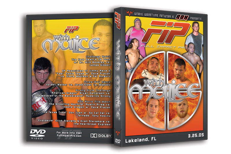 Full Impact Pro 'With Malice' Lakeland, FL 3/25/05 DVD