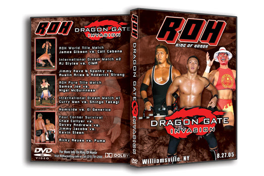 Dragon Gate Invasion- Buffalo, NY 8/27/05 (DVD)