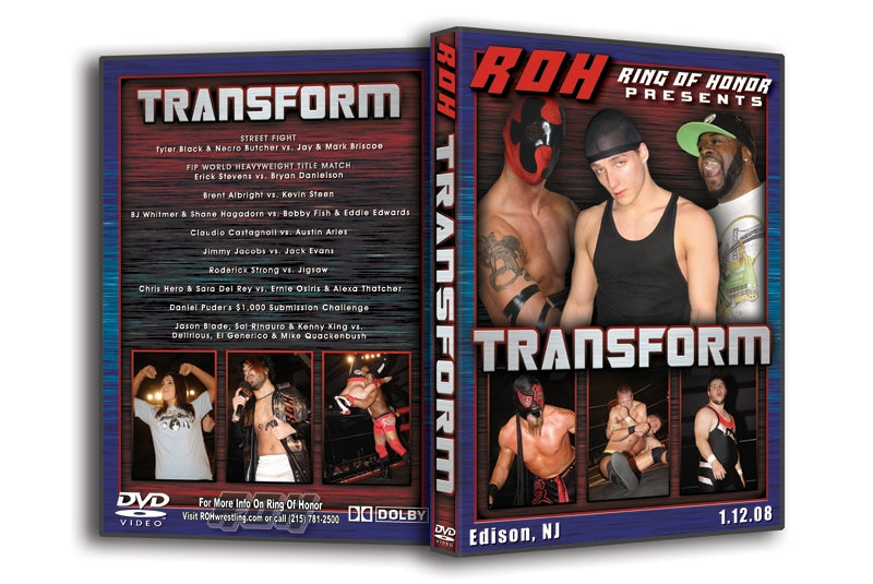Transform- Edison, NJ 1/12/08 (DVD)