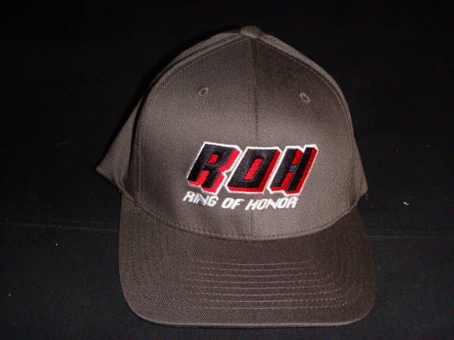 Ring of Honor Flex Fit Dark Gray Baseball Cap (Small/Medium)