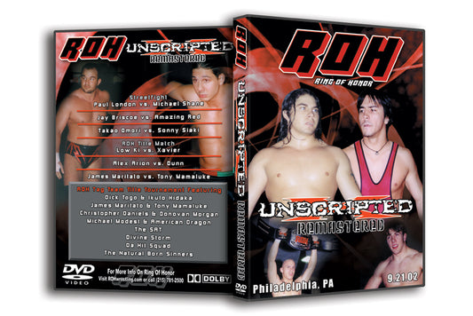 Unscripted- Philadelphia, PA 9/21/02 (DVD)