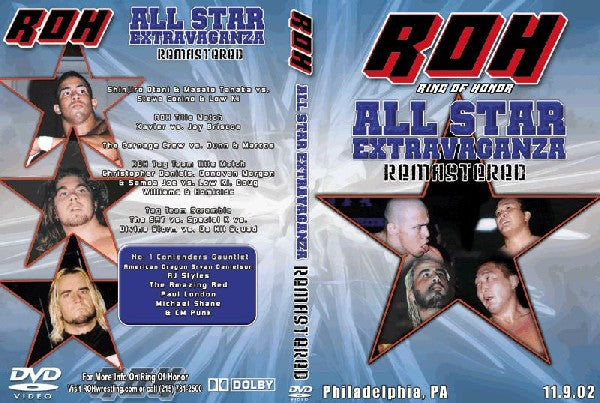 All Star Extravaganza- Philadelphia, PA 11/9/02 (DVD)
