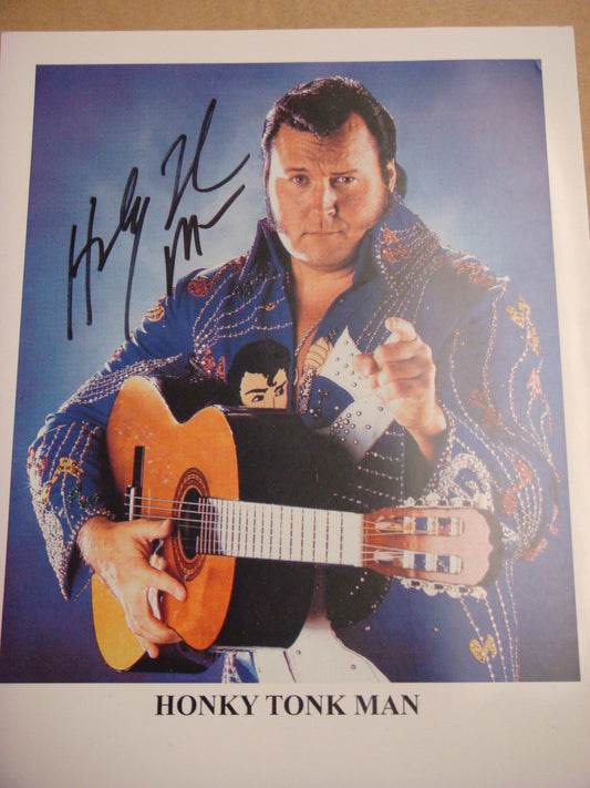 Honky Tonk Man Autograph 8 X 10 Photo