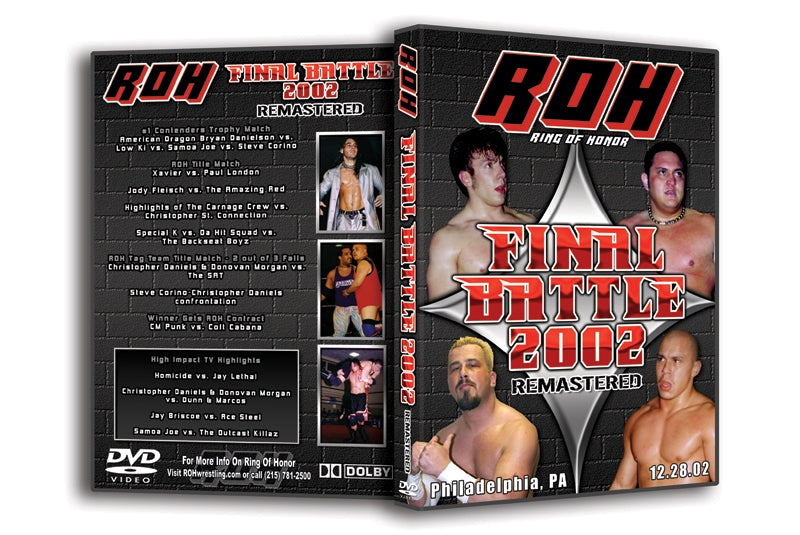 Final Battle 2002- Philadelphia, PA 12/28/02 (DVD)