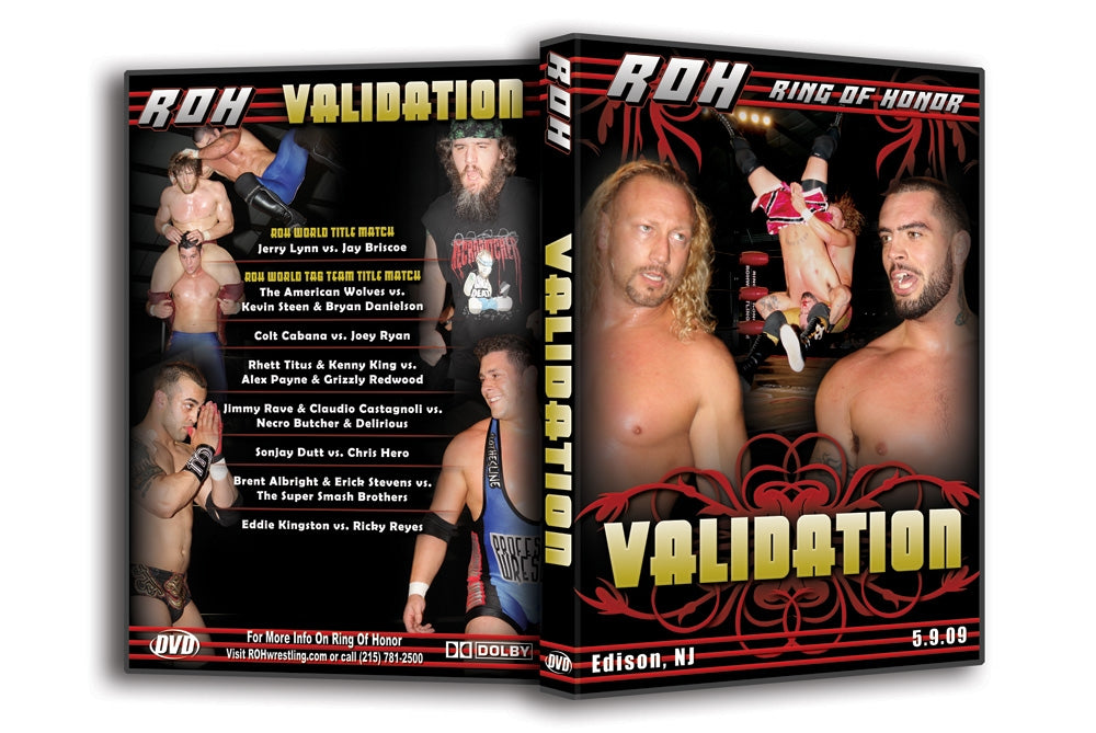 Validation- Edison, NJ 5/9/09 (DVD)