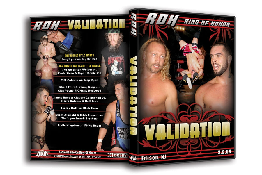 Validation- Edison, NJ 5/9/09 (DVD)